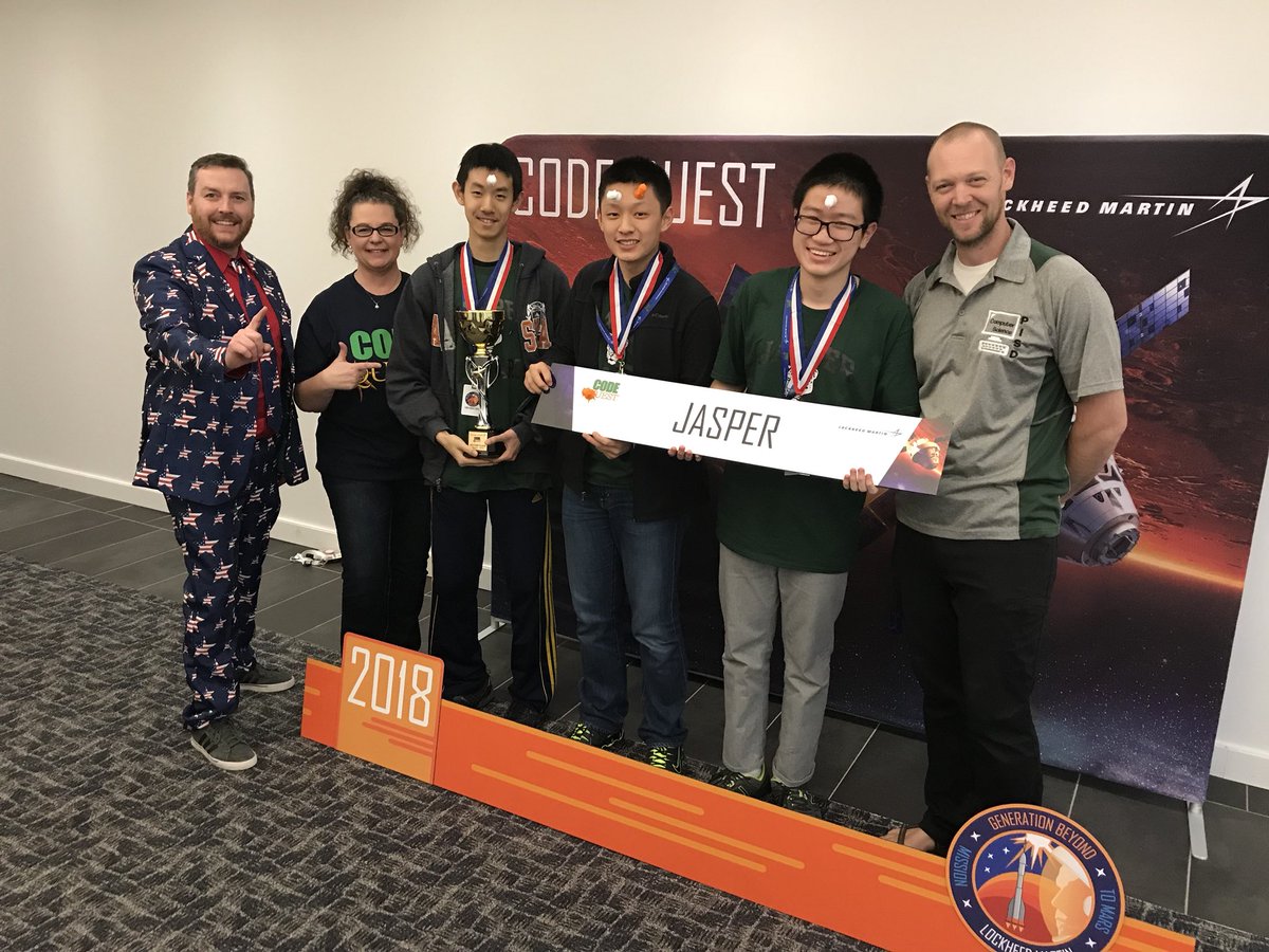 CodeQuest_mc's tweet photo. More Code Quest Winners! #codequest2018 https://t.co/ktsUPrWLiG