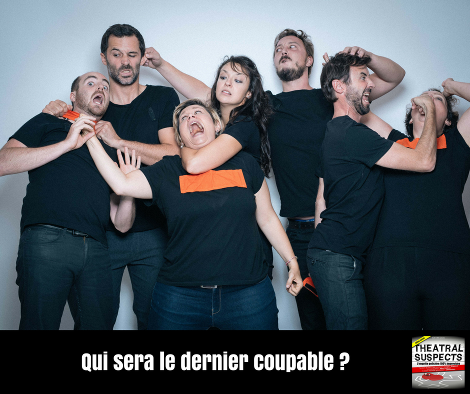 ImproZarbi's tweet photo. J-7 -Vos suspects préférés s'agitent, la dernière enquête approche à grands pas  RDV le 29/04 à l' @APOLLOTHEATRE75  https://t.co/fHsSGD49hR #improvisation #theatre https://t.co/eNQtZGaWeX