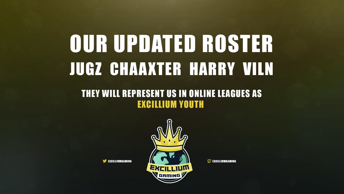 ExcilliumGaming's tweet photo. [#COD]

Excillium Youth made some changes..

➡️ @iViLn_ 
➡️ @IJugZ 

⬅️ @iBreechy 
⬅️ @GrunGii_ 

#ExcilliumReign https://t.co/M79OyAe9Dv