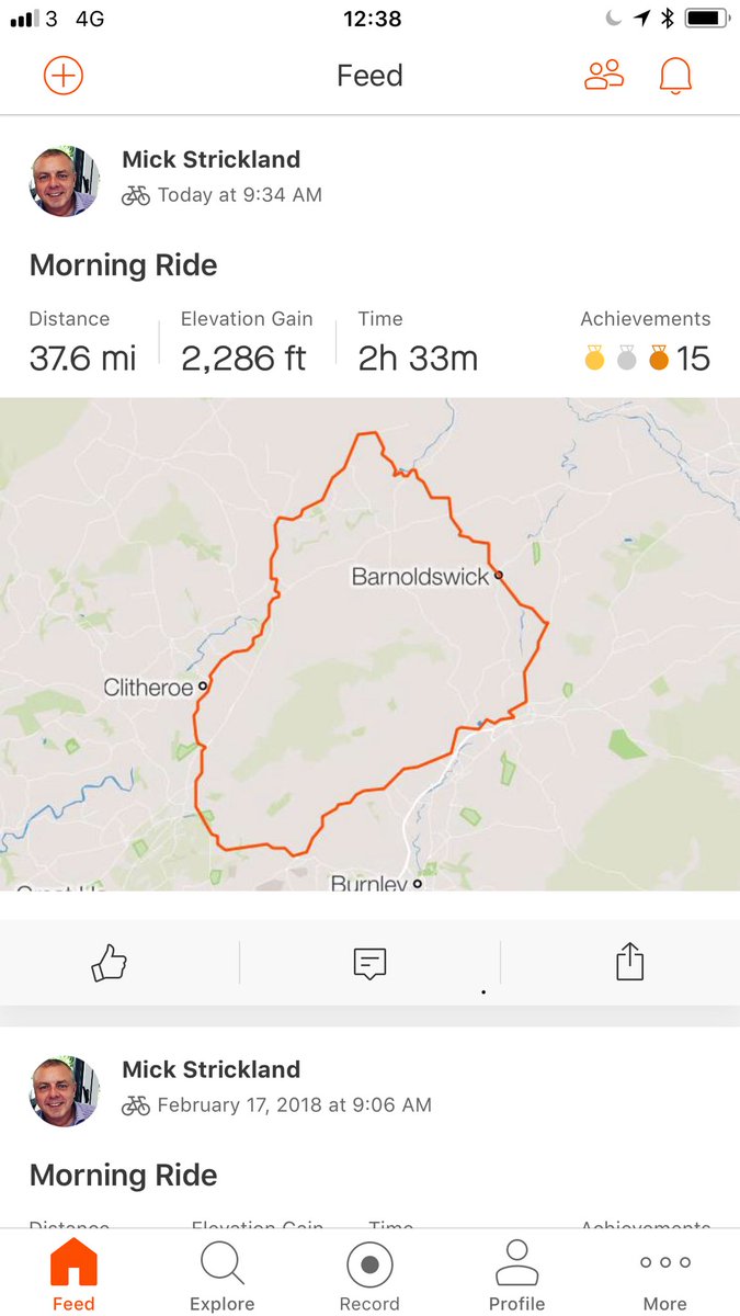 strickland_mick's tweet photo. My chilled out weekend so far ๐ด๐ปโโ๏ธ 38 miles through Yorkshire Ribble Valley and back round through east Lancs, then this monster stone moving challenge ๐ love relaxing ๐๐ #feelgoodthough https://t.co/oHnSc9EqPv