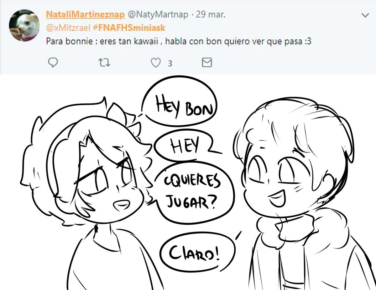 xMitzuru's tweet photo. #FNAFHSMiniASK https://t.co/L5KhY7iVbl