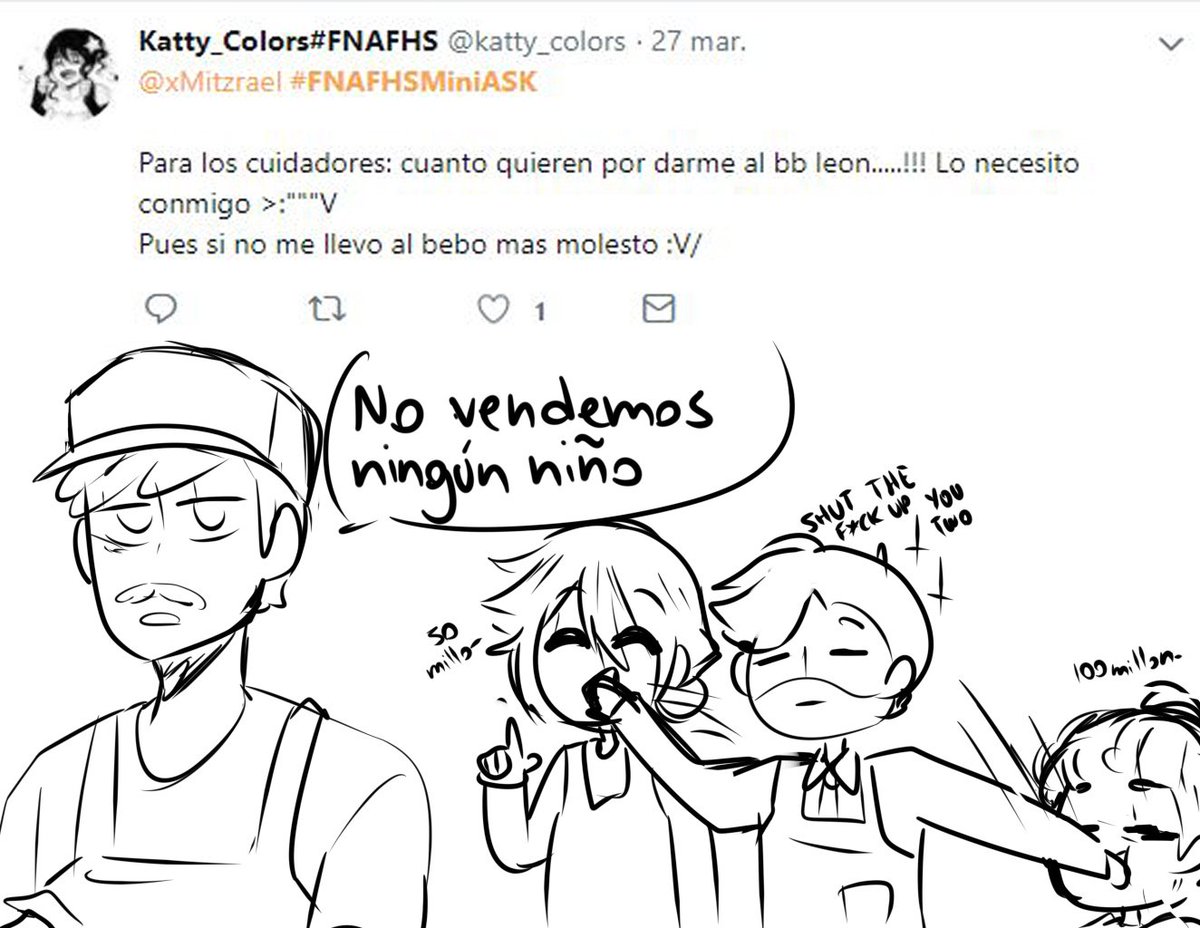 xMitzuru's tweet photo. #FNAFHSMiniASK https://t.co/L5KhY7iVbl