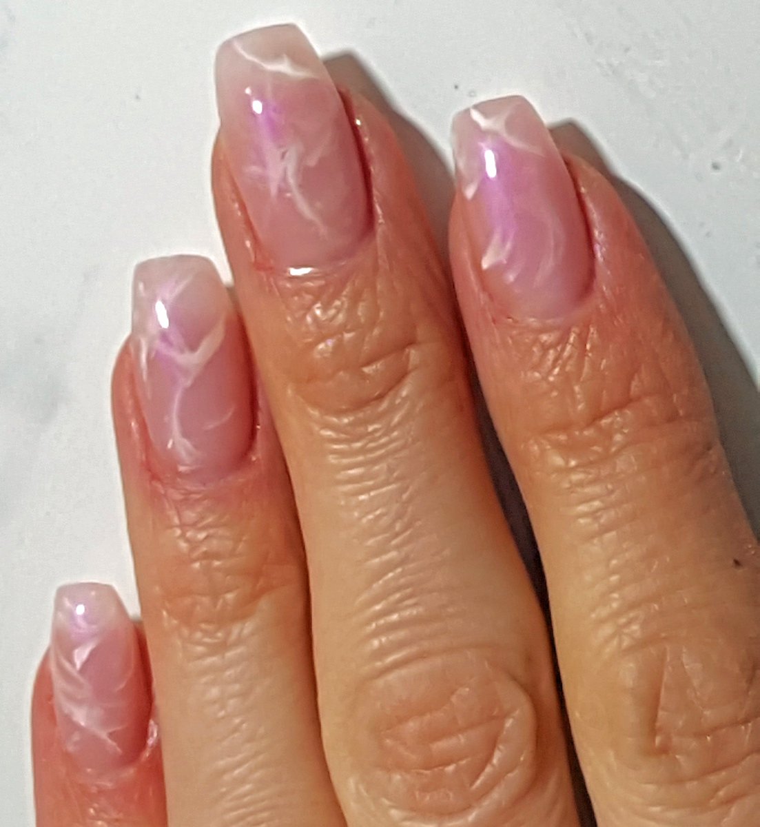 Rose Quartz nails #rosequartznails #nailart #naildesigns #nailtutorial