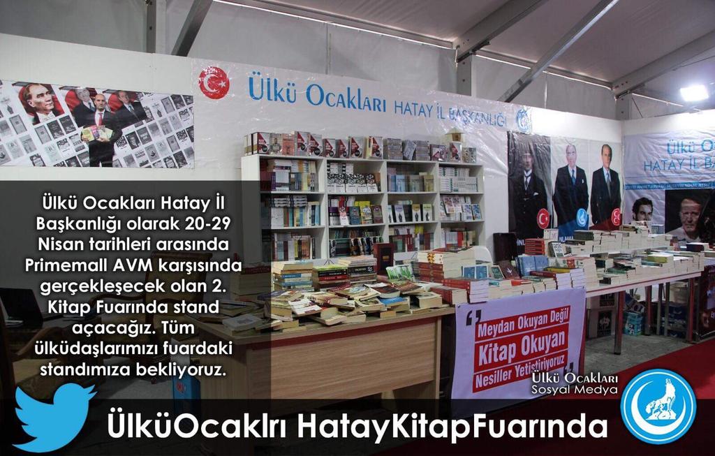 Ülkü Ocakları Hatay Kitap Fuarında