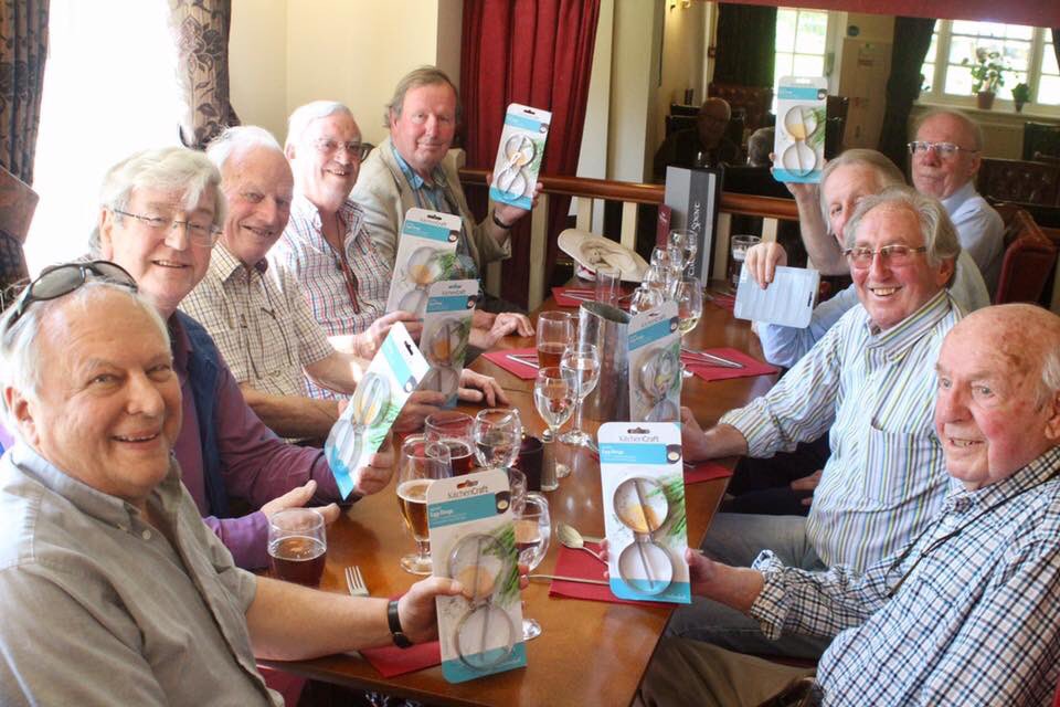 Sportsman_TWS's tweet photo. The Ham, Egg & Chip club enjoyed the gifts we gave them! #eggrings #eggcellent #customers #smileyfaces https://t.co/M3MO7weMTb