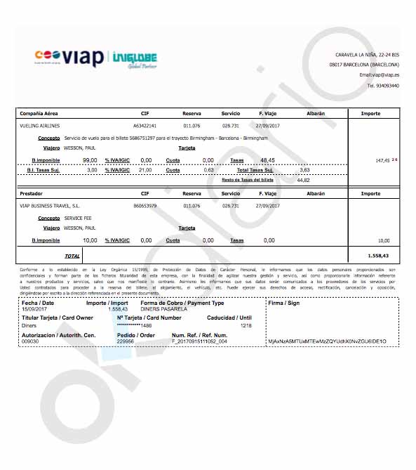 La prova que presenta <a href="/okdiario/">okdiario.com</a> per culpar la <a href="/gencat/">Generalitat de Catalunya</a> de malversació. A nom de Paul Wesson en data 15/09/2017 14 dies després del referèndum