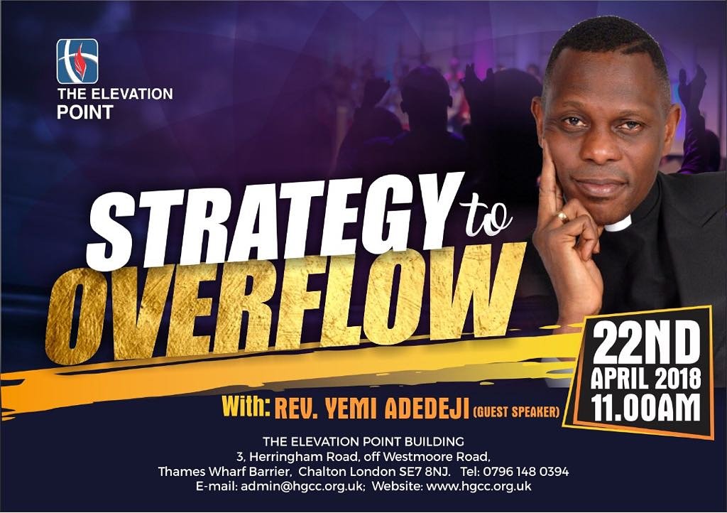 PastorAdeyileka's tweet photo. Church Update
Due to the London marathon event, church service will start at 12.30 pm tomorrow. Spread the word!!!
#ChurchUpdate #ElevationPoint #HGCCLondon #London https://t.co/RnDDTU8Qmm