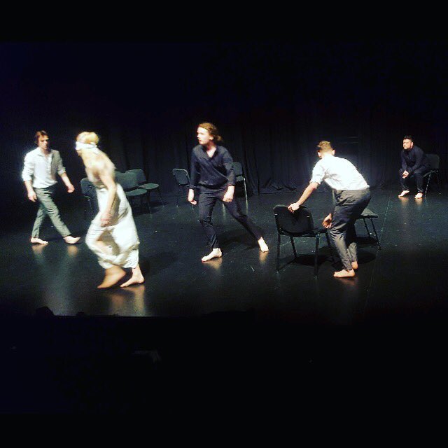 trancetheatre's tweet photo. Mid rehearsal shots!🙊🎭. 

‘Pure’ is to be debuted on Thursday 26th April @ The Media Factory in @UCLan. 

Bring your own blindfolds👀😉. https://t.co/SaPP10g5ke