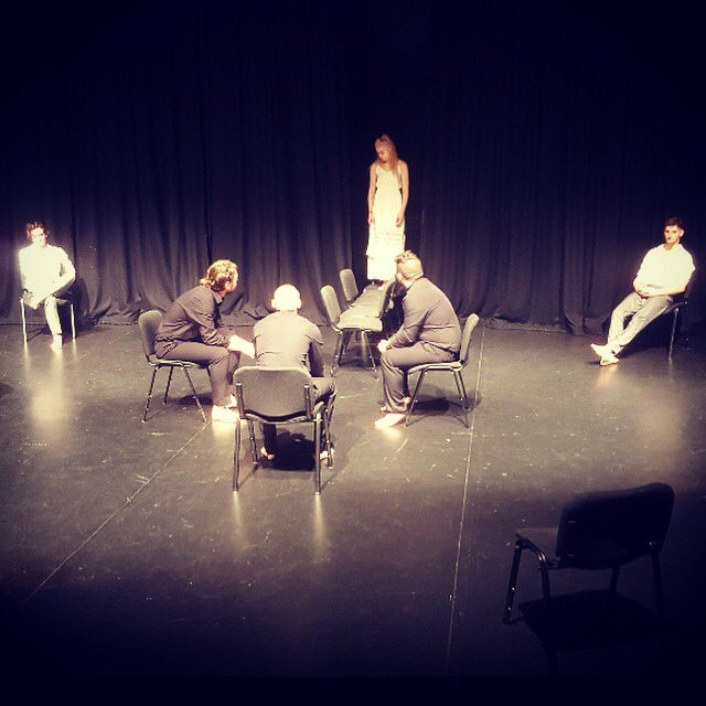 trancetheatre's tweet photo. Mid rehearsal shots!🙊🎭. 

‘Pure’ is to be debuted on Thursday 26th April @ The Media Factory in @UCLan. 

Bring your own blindfolds👀😉. https://t.co/SaPP10g5ke