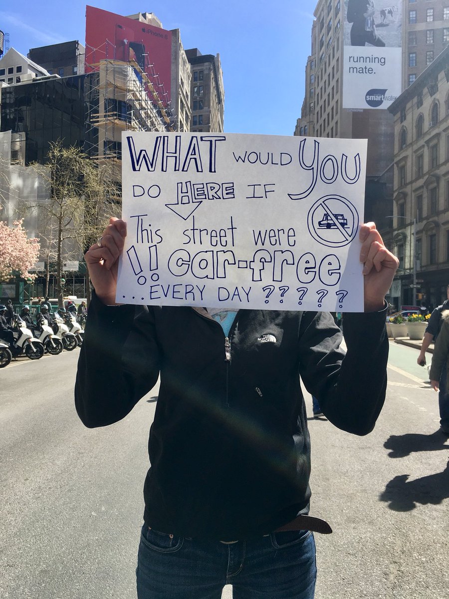 What would YOU do? #CarFreeEarthDay