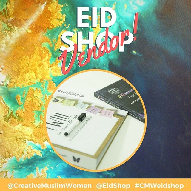 EidShop's tweet photo. @ayeina_official novelty journals for Muslims based around Islamic psychology • • • 
#CMWeidshop dates: 🎁 4/25-5/9 🎁 The vendors are from our very own vibrant community of professional creatives and range from world-renowned writers, artists, des… https://t.co/74ciizmtkY https://t.co/5gILZ6sWN0
