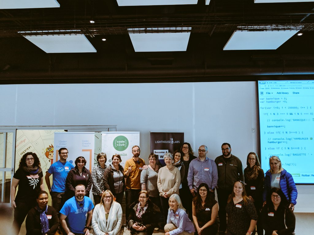 lighthouse_labs's tweet photo. Our remaining hardcore coders at today's French #codecreereduquer with @KidsCoding #CanCode #CodeCreateTeach #OntarioCodes https://t.co/6CQCFcn0SM