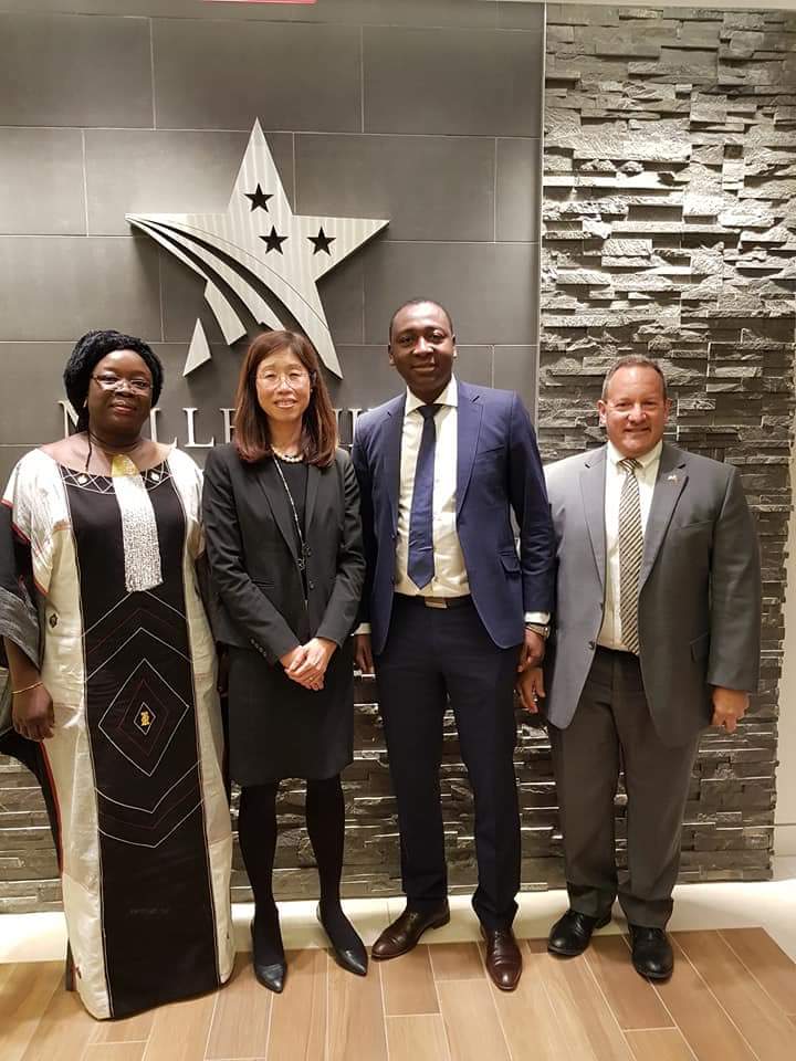 SergesCalixte's tweet photo. At the headquarters of the MCC Millenium Challenge Cooporation in Washington, the Ministry of Energy @bachirismael received $ 8,825 million in donations received from the #MCC for feasibility studies of various energy projects. Thank you @AYoungDiplomat for your support 
#lwili https://t.co/xUslFAkNdR