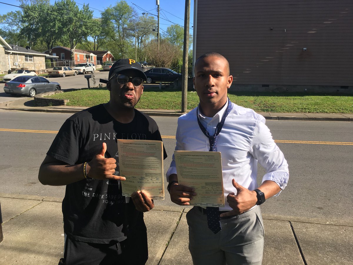 TsuNaacp's tweet photo. Thanks to all the students who made our Voter Registration cookout with @bo_alphas a success! #TSUNAACP https://t.co/FclyCAKbGO