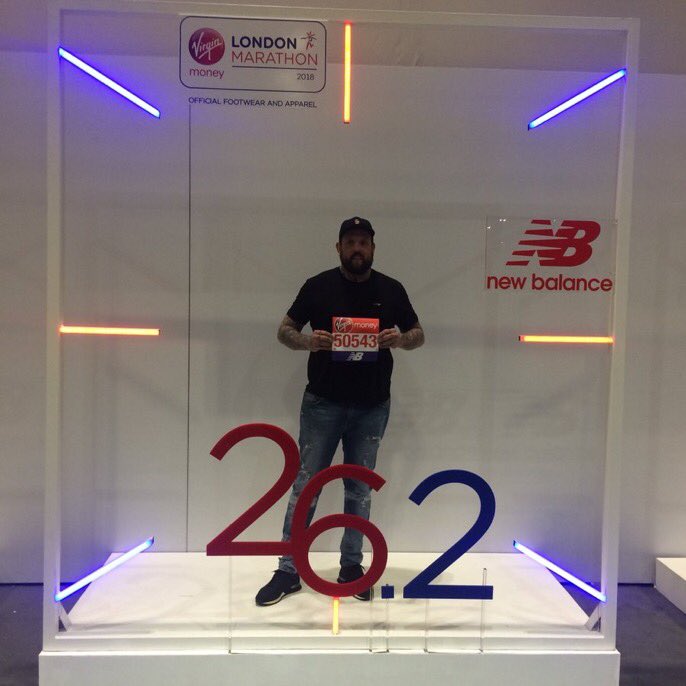 Wishing <a href="/MarkWinksActor/">Mark Winks</a> all the luck in the world on his challenge to complete #LondonMarathon your a star mate x