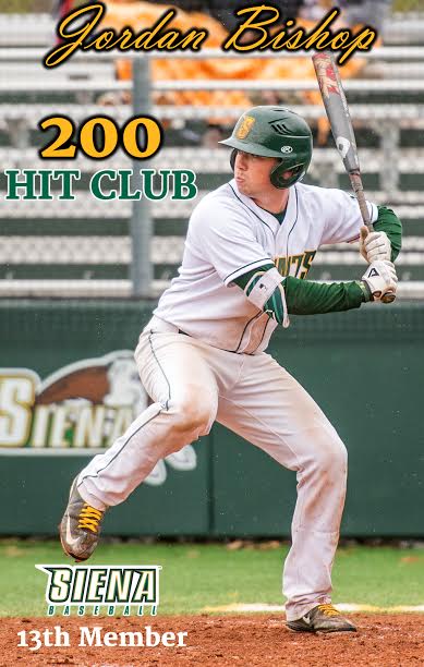 SienaBaseball's tweet photo. 🚨 BREAKING 🚨 Congratulations to @real_jojo44 who has just become the 13th member of the #SienaSaints 200 Hit Club!!! https://t.co/dOpWY1VWOY