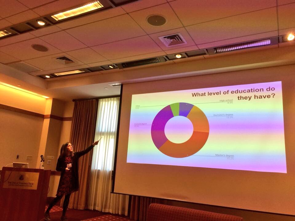 NCSULinguistics's tweet photo. Photos of some more of our Saturday #SECOL presenters: Cecilia Tomasatti and Shalina Omar https://t.co/Uvzv8r2D70