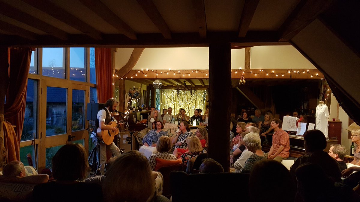 RyepieceBarn's tweet photo. Thank you @russell_inman your photo has perfectly captured last nights very special concert by @benmaggs @HeraldNewspaper @Stratford_Blog #livemusic @simonpipe https://t.co/tExtVU3fzW
