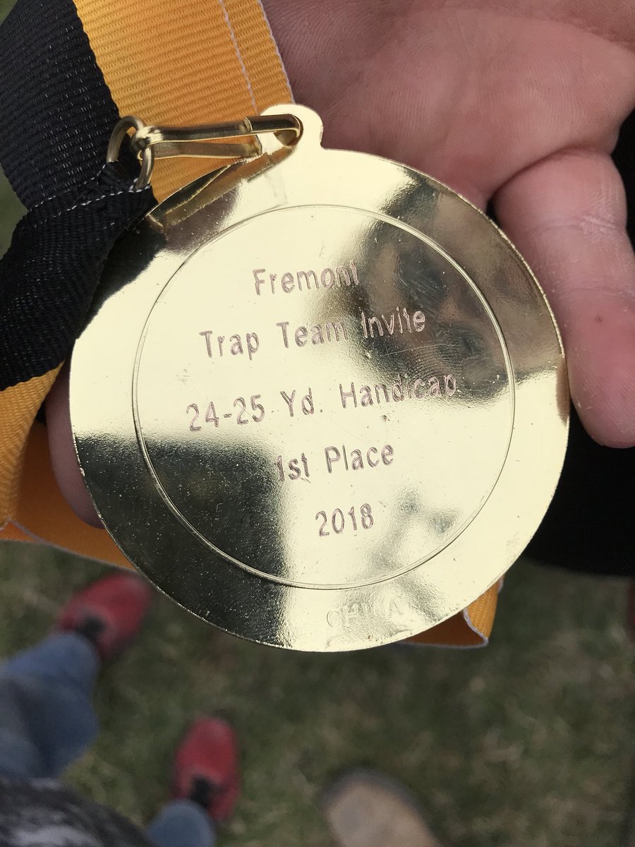 dcwtrap's tweet image. Congrats Cooper. 1st Place at the Fremont Trap Meet Invite 24-25 yds Handicap @DCWestFalcons @DCWFalconsNest #dcwestpride