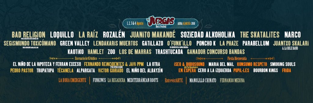 Demoniako79's tweet image. Hola gente, los amigos de @thejuergasfest me lanzan un reto, si este tuit llega a los 1.000 RT me regalan un abono para el festi, ¿le damos caña? #ElRetodelos1000RT 🤘🏼