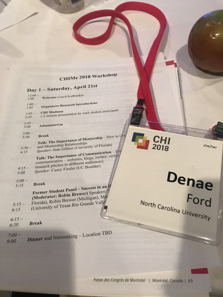 denaefordrobin's tweet photo. First time at #CHI and #CHIMe2018 ! https://t.co/VnzaPI4AmS