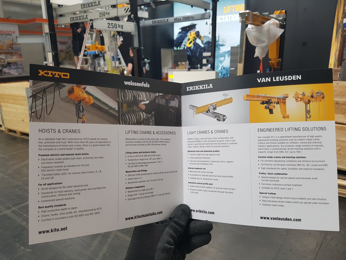 KITOEUROPE's tweet image. Some small things to do tomorrow, then we will be ready for #CeMAT2018. #HannoverMesse. Hall 24, booth C28. There is a lot to discover! Morgen noch ein paar Kleinigkeiten – dann sind wir startklar für die #CeMAT 2018. Halle 24, Stand C28. Es gibt Einiges zu entdecken! #KITO