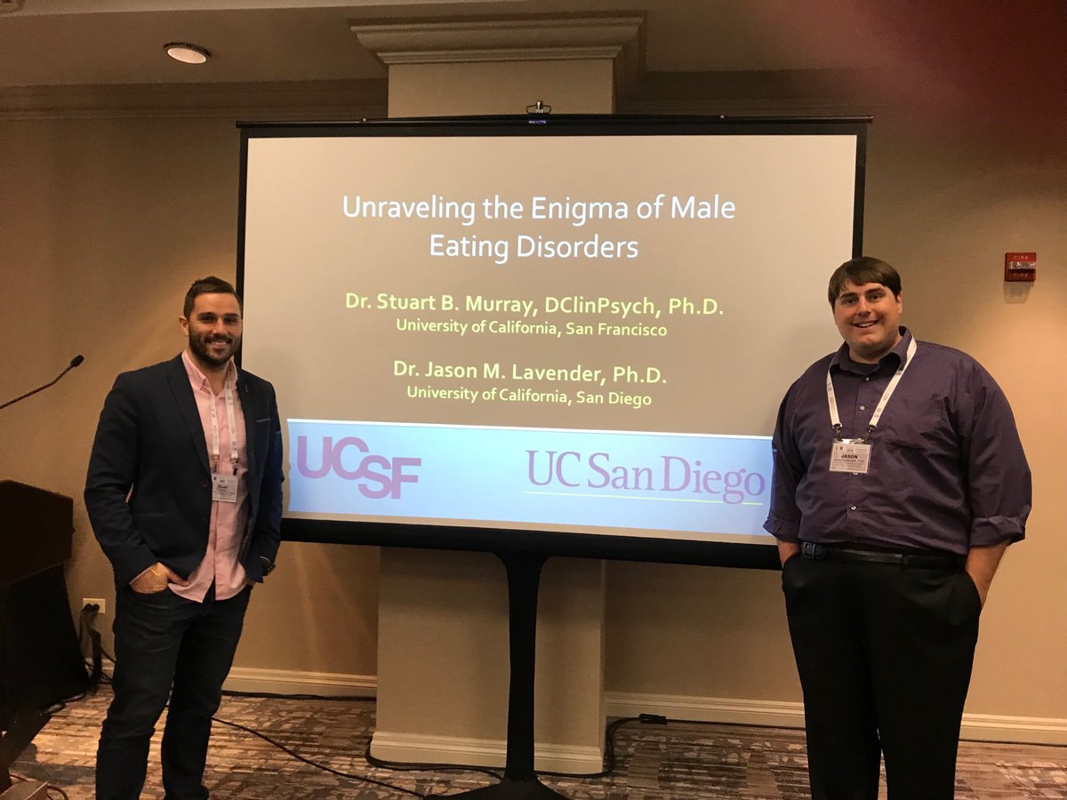 DrStuartBMurray's tweet photo. Excited to present our workshop on male #EatingDisorders with Dr. Jason Lavender at @aedweb #ICED2018 https://t.co/09KAM7RpbP