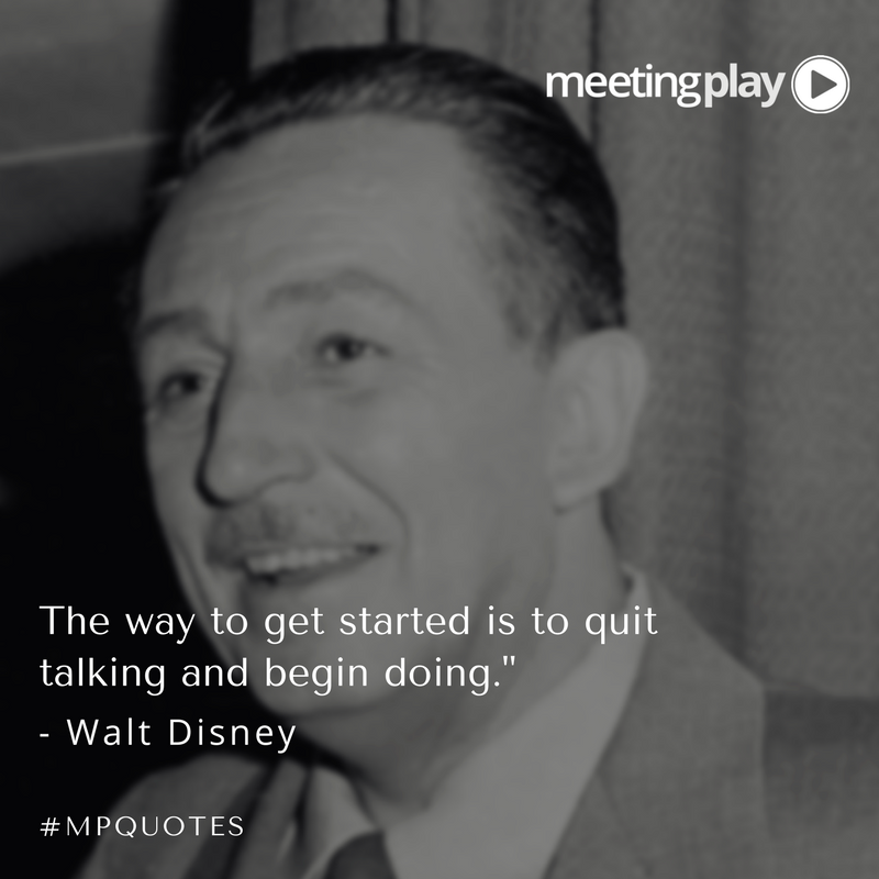 meetingplay's tweet photo. #WaltDisney himself was of the #EventProfs / #MeetingProfs mind - knowing #success involves doing, not (just) talking. #MPQuotes #hustle https://t.co/oH9Y0Lh3jC