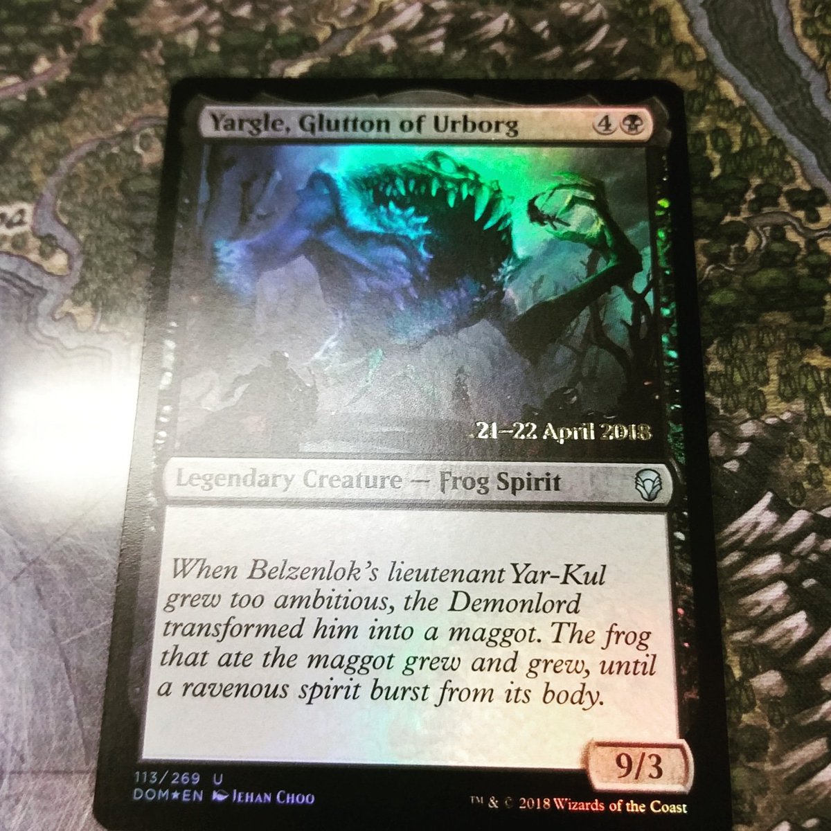 riptideprolab's tweet image. Got you beat! #Foil #MTGDOM #Yargle