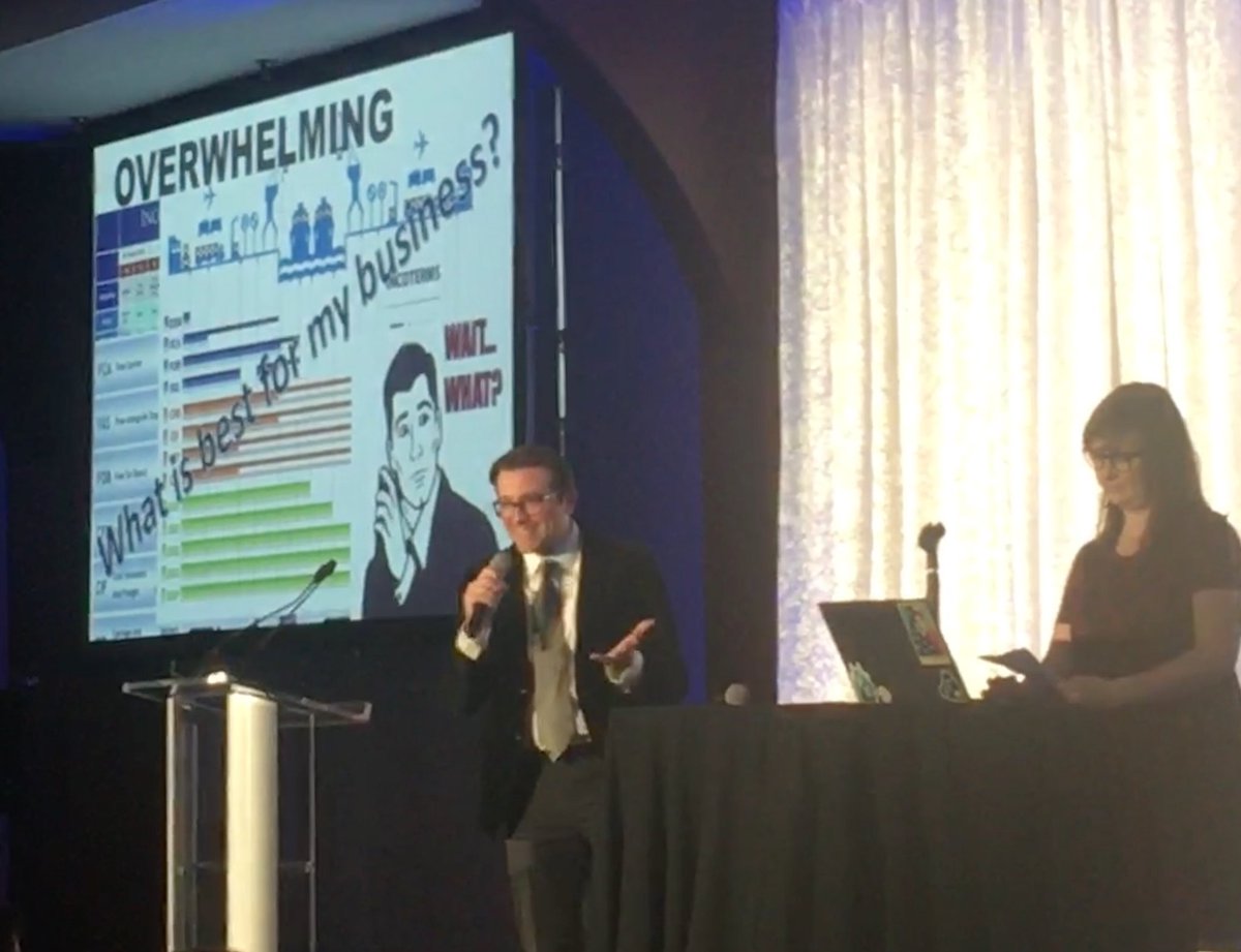 INCOtelligent's tweet photo. Team INCO-Herent presents our solution to global shipping challenges at #GLH2018 https://t.co/pAQZ4kLo8x