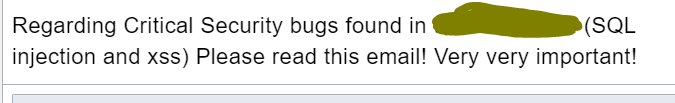 Pentesting_1234's tweet photo. Just reported a valid SQL injection and xss found in a big shopping website!
Hope to get it fixed soon..
#bugs #SQL #DB #syntaxerror #togetherwehack #ittakesacrowd #shopping #xss https://t.co/sWc3Xz1fLE