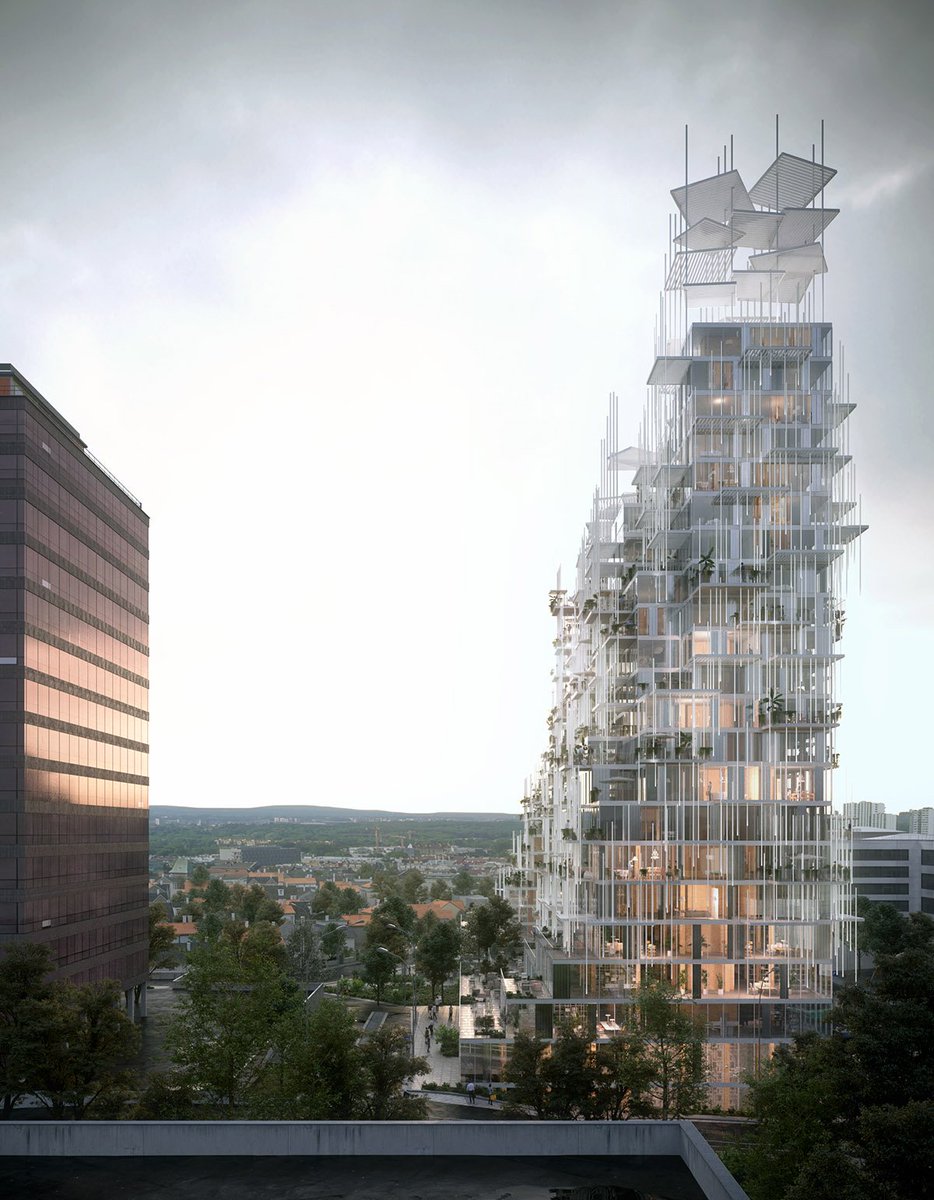 WACommunity's tweet photo. Sou Fujimoto, Nicolas Laisné, Dimitri Roussel to build vertical village with irregular roofs in Paris: https://t.co/kvVLP9CXj2 #paris https://t.co/a7SHadeWPz