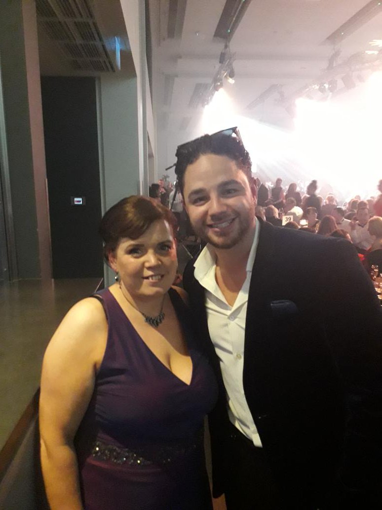 bernierussell8's tweet photo. Thank you Adam for taking the time #OUASGrandBall2018 https://t.co/OSJ2nW6k2r