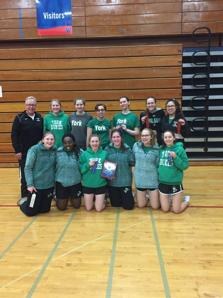 YorkAthletics's tweet photo. Badminton 
JV 2nd place at West Aurora Invite
Freshman Badminton Champions At Joliet West Invite 
Way to go Dukes!
@YorkAthletics https://t.co/NpApLM4X3U