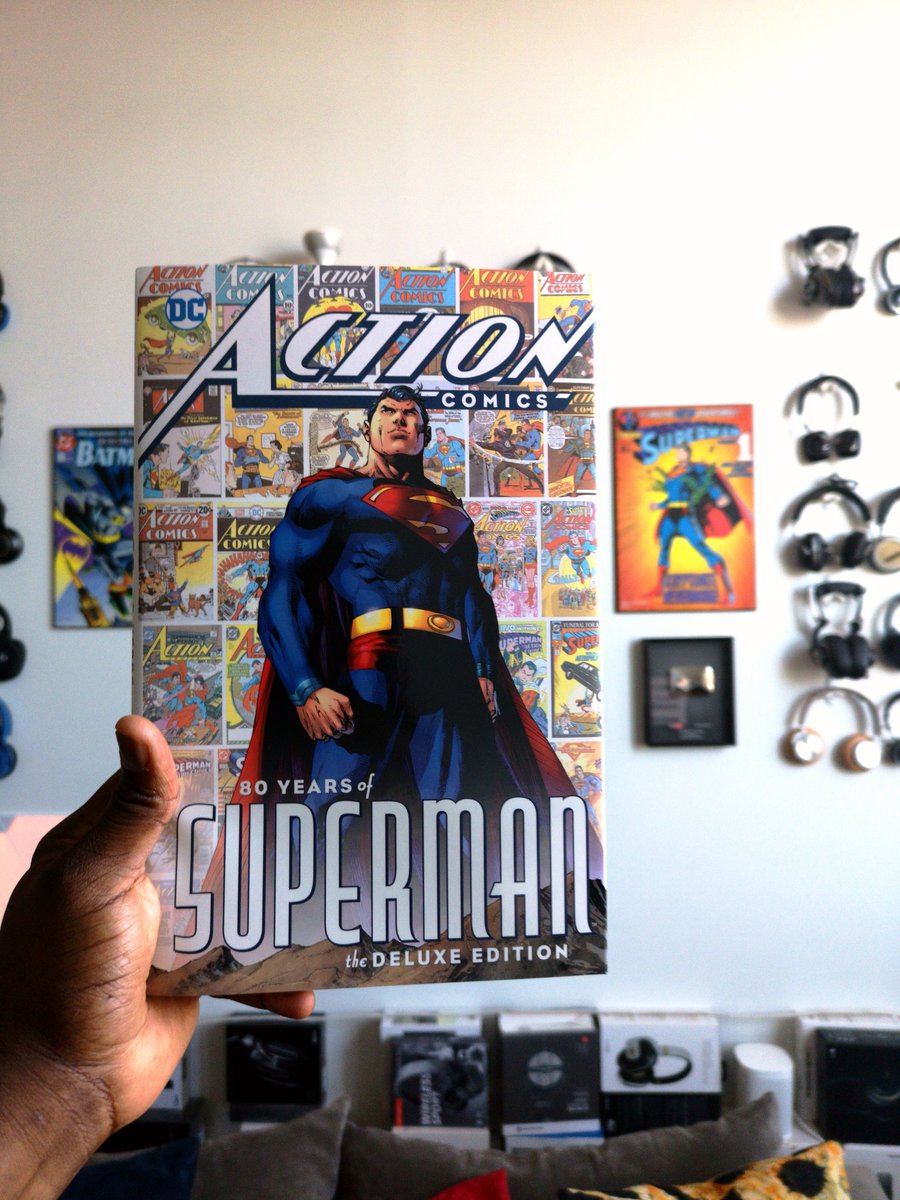 While I wait for #ACTION1000.
🤦🏿‍♂️ Should have gone to a comic book store

The #Superman80 80th anniversary shoulf hold me till Amazon delivery.