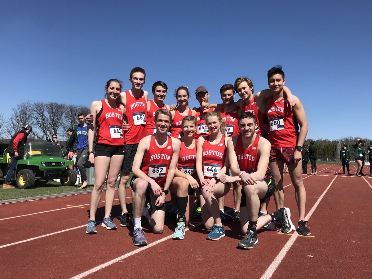 burunning's tweet image. Great meet at Binghamton today! Congrats to Megan and John for placing in the plank off, and to @DanKeli9 for getting a 6:15 chocolate milk mile!