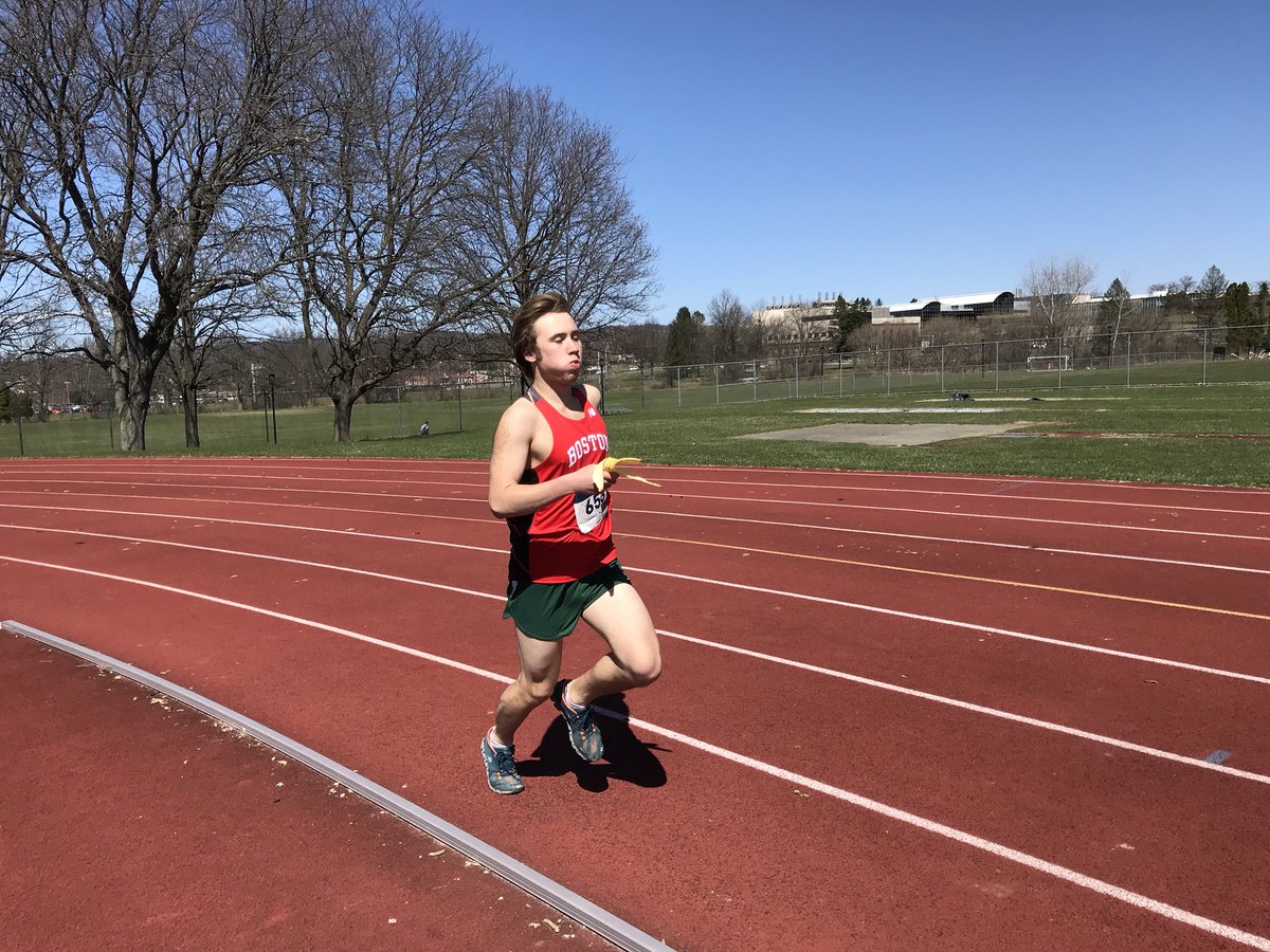burunning's tweet image. Great meet at Binghamton today! Congrats to Megan and John for placing in the plank off, and to @DanKeli9 for getting a 6:15 chocolate milk mile!