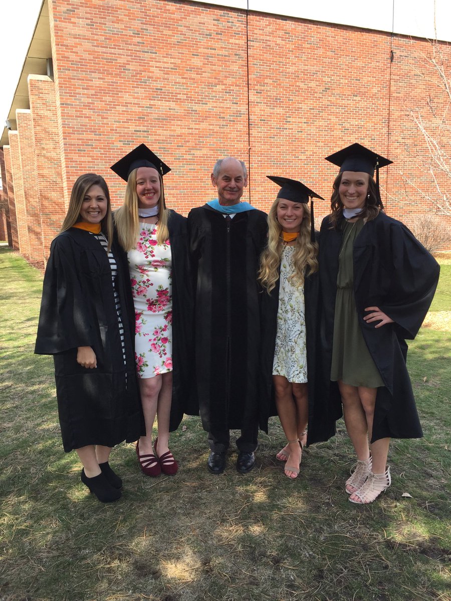Congratulations to our four Seniors who graduated today and are off to change the world. Mary Brooks, Erin Lee, Preslee Deater, and Katie McClure. But first, off to a nice fancy restaurant.