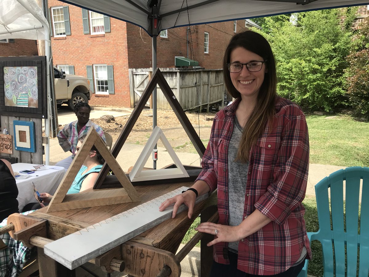 Landen Winborne says why she comes to #cdaf2018. “It brings back memories from being here as a student. And the atmosphere — everyone’s nice and laid back.”