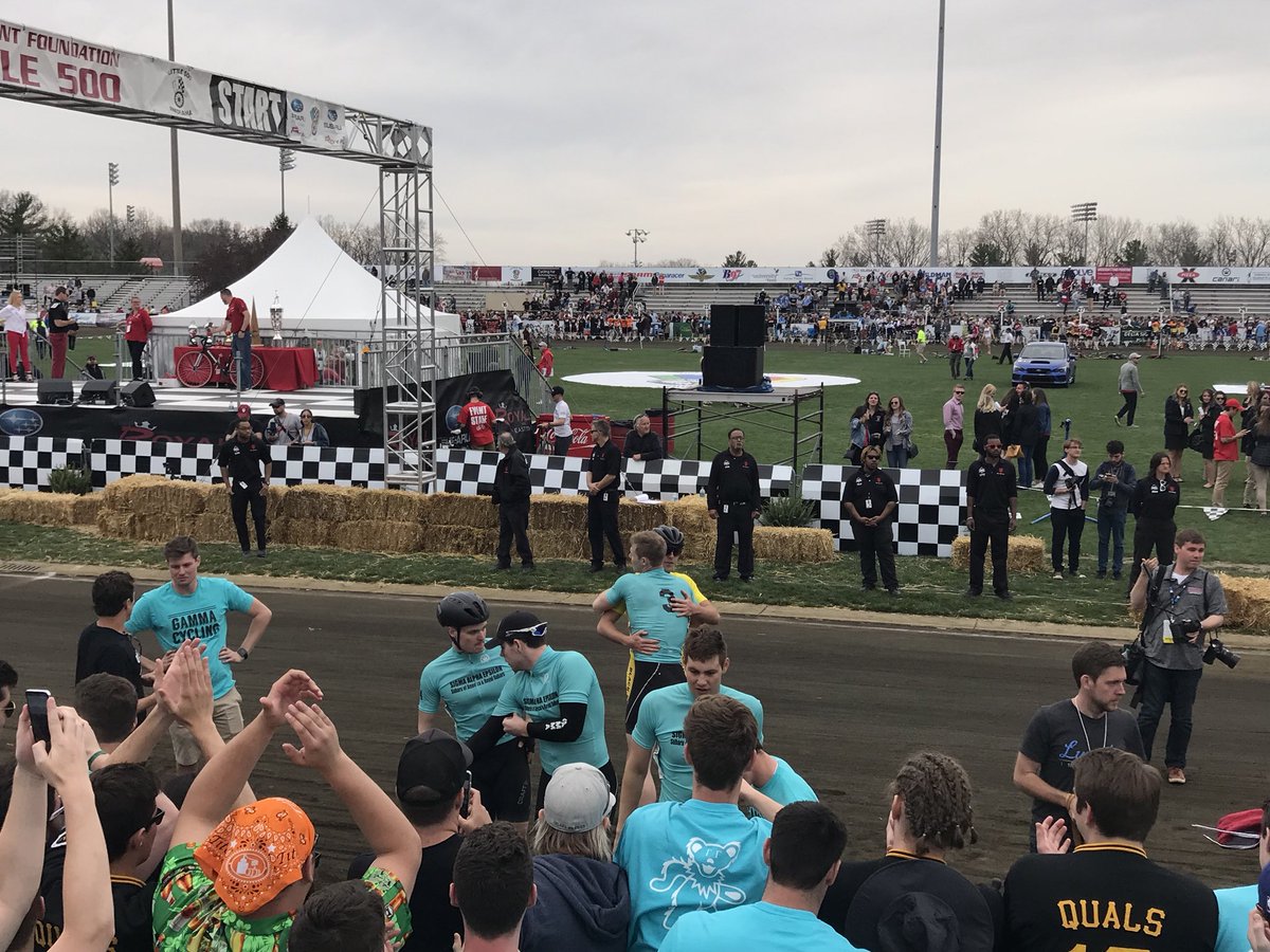 Proud. Gamma never dies. Thank you seniors. #Little500