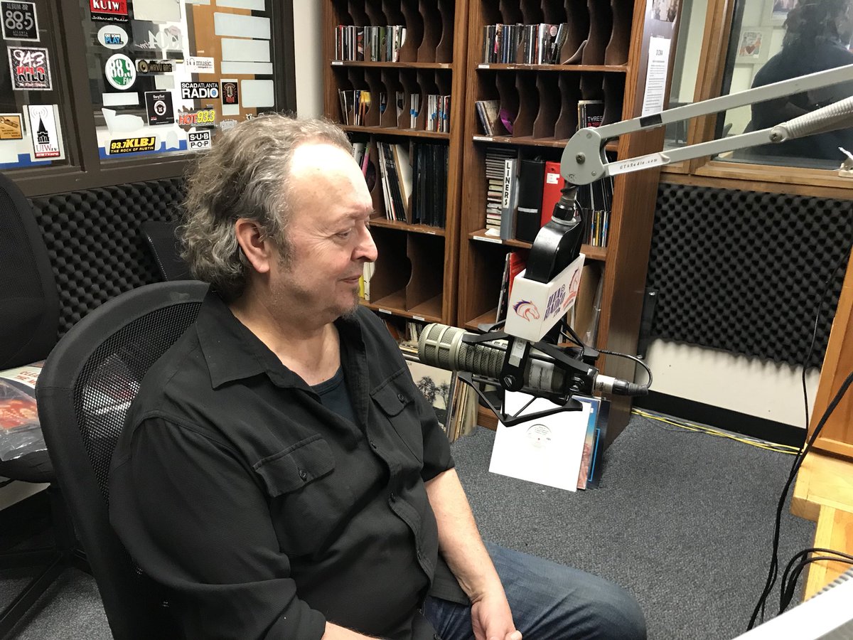 UTARadio's tweet photo. One of our supporters for #vinylthon2018 talking about his love of records #TruthVinyl https://t.co/EzInh7wTZ4