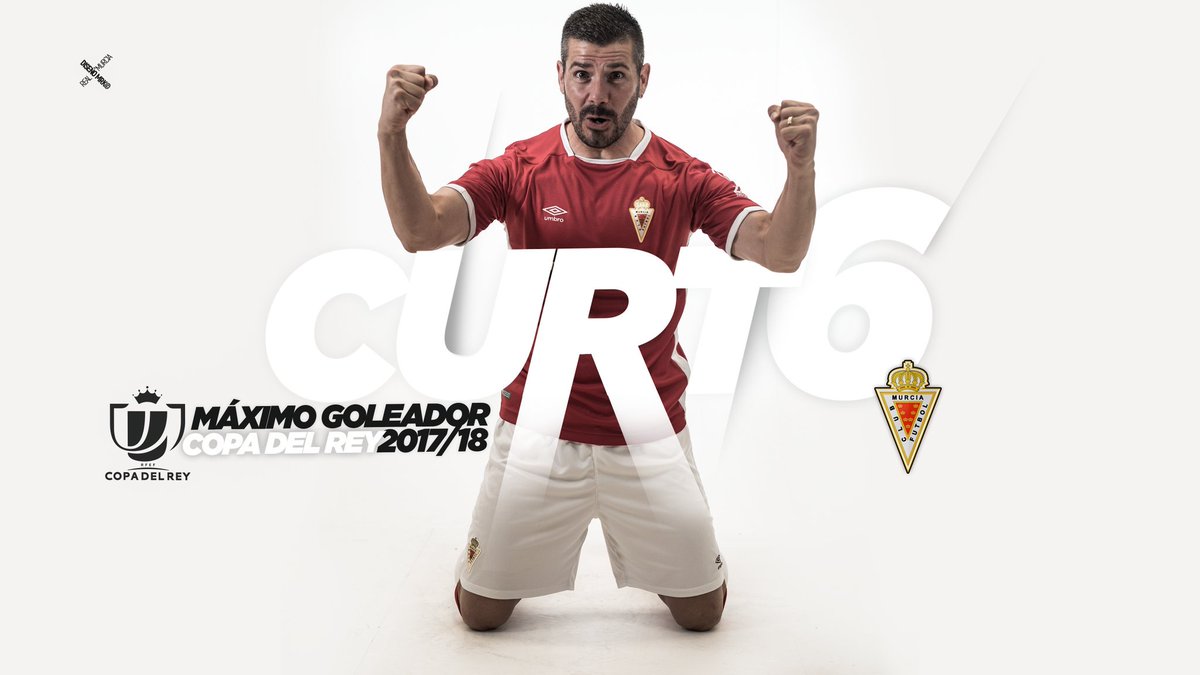 [🏆] ¡Nuestra enhorabuena por la #CopadelRey al <a href="/FCBarcelona/">FC Barcelona</a>! Nos eliminasteis en 1/16 de final... pero nos quedamos con el pichichi de la competición!
Víctor Curto 6⚽️ #curt6 #RealMurcia