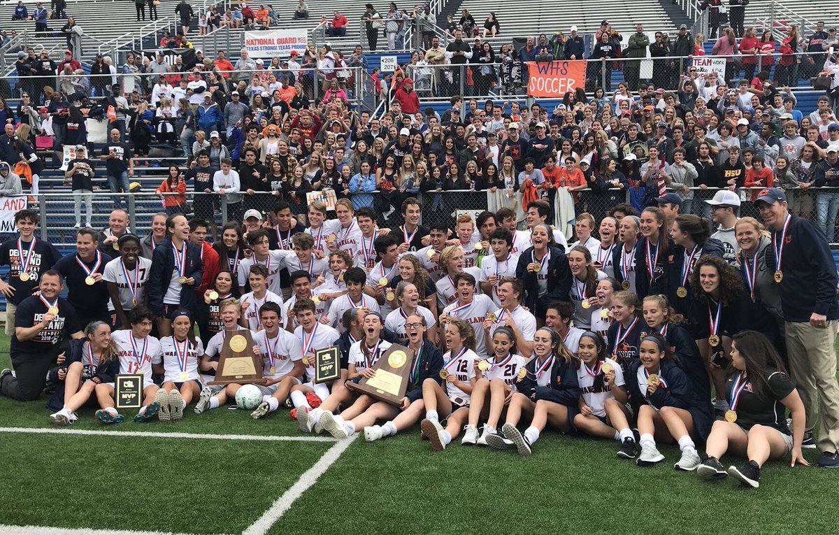 nickwalt's tweet photo. 5A HAS BEEN SWEPT!

Frisco Wakeland becomes first team since 1985 to win boys and girls soccer championships in same year. https://t.co/IDz9jRzGFH