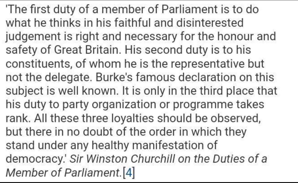 TheFreeWorldOrg's tweet photo. A reminder to some members of my @Conservatives party of their duties, all of which come before their own self serving career, party & financial considerations. Namely the best interests of Great Britain and its peoples. @theresa_may #BrexitRIP https://t.co/P8aeYdoOrZ