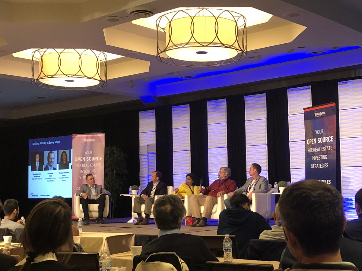 PPRCapitalMgmt's tweet photo. PPR CEO @DAVIDAVANHORN hosting the "Making Money at Every Stage of Distressed Real Estate" Panel at this weekend's #MidAtlanticSummit, where the panelists are discussing notes, sheriff sales, and everything in between! https://t.co/moUpQRzSDz