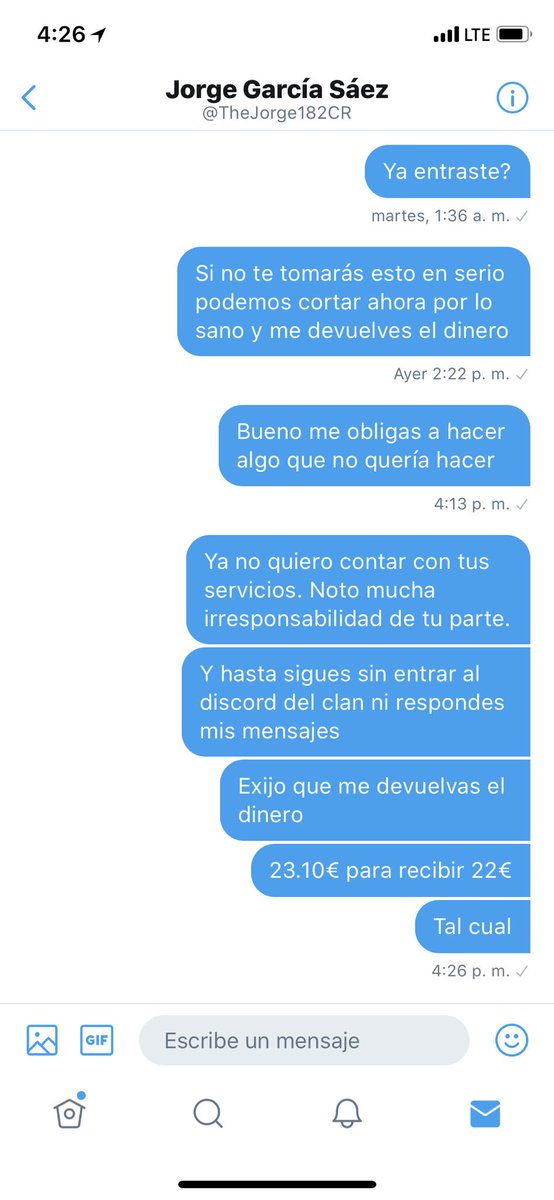 Es una pena darse cuenta que existe este tipo de escoria en todo el mundo. “Personas” como @TheJorge182CR no merecen el respeto de nadie. Este disque coach y analista me pidió el pago adelantado y ahora no responde por ningún medio. RT para no permitir que siga engañando más.