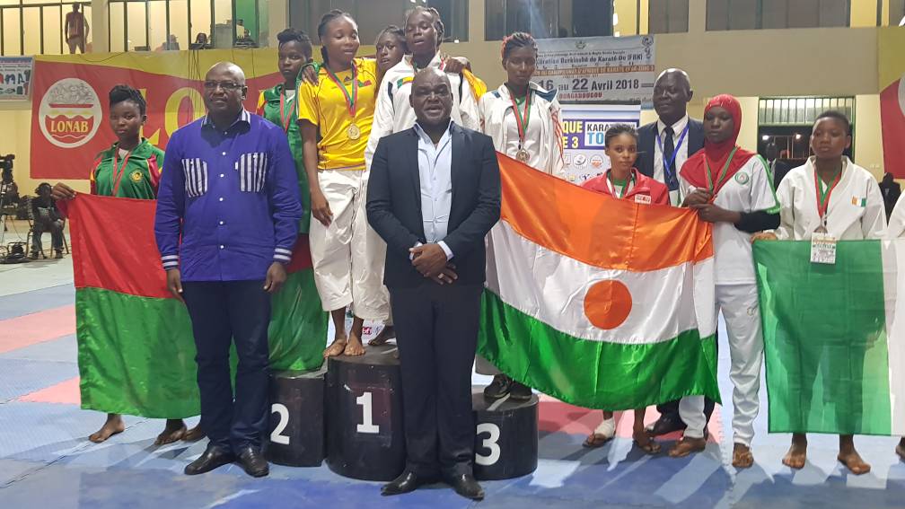 eric_bougouma's tweet photo. J'ai eu l'insigne honneur de parrainer la 17 ème Édition du championnat d'Afrique de Karaté UFAK-ZONE 3. Mes félicitations aux nations participantes. Je  souhaite à tous plein succès. Vous êtes l'avenir de nos nations.
@rochkaborepf @Hotthierry1 https://t.co/kogIvXHKWM
