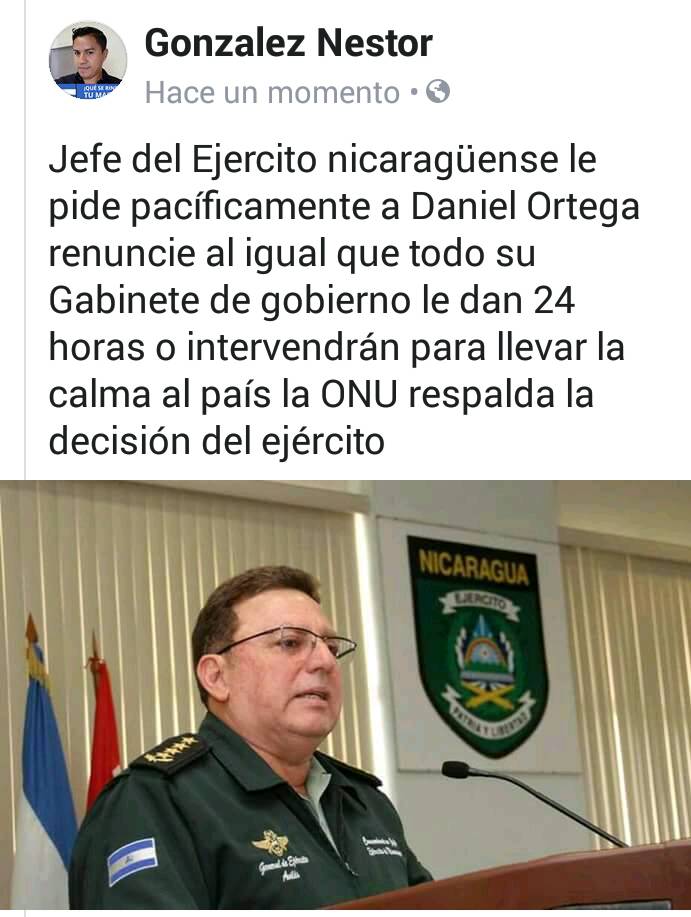 Fundavade's tweet photo. Nicaragua, !!!Fuera el Tirano Daniel Ortega¡¡¡
https://t.co/xVht633AkD