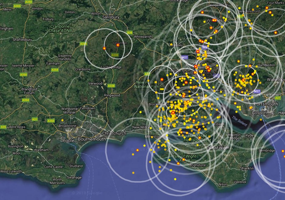 MattTrucker_TMP's tweet photo. #Southampton at this current time. Stay Safe Guys!
#heatwave #thunderstorm #thunderstorms #gaming #lightning #lightningmap https://t.co/wPyqMPrCVh