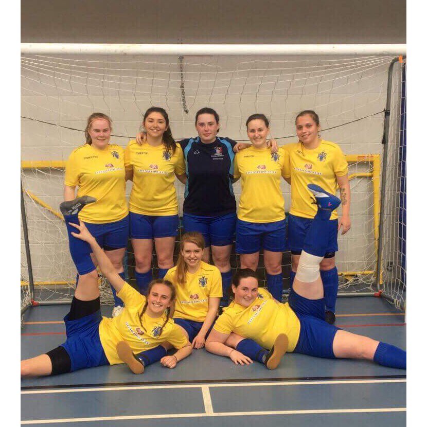 GabbyDavis19's tweet photo. Despite losing , it was a great game!! Loved the support and getting 2 goals! I am so proud of the team for their passion and hard work and reaching the semi finals !πβ½οΈ #ourjourneyends #teamglos #bleedblue #futsal #bucstrophy @UOGWFootball https://t.co/7rWQNGtDEl